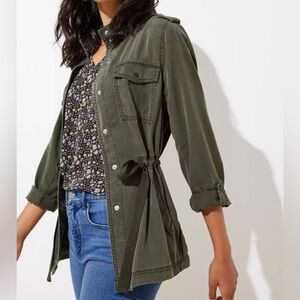 LOFT Olive Green Utility Jacket